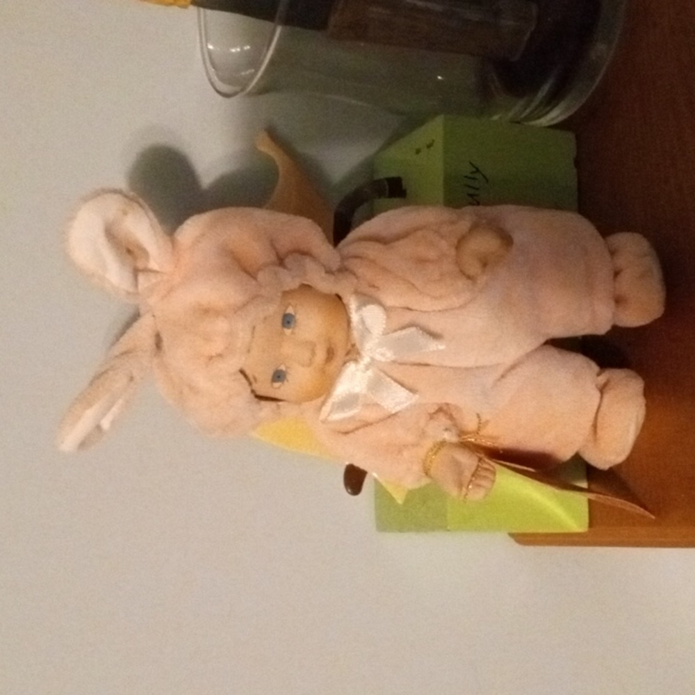 Collectible porcelain bunny doll
